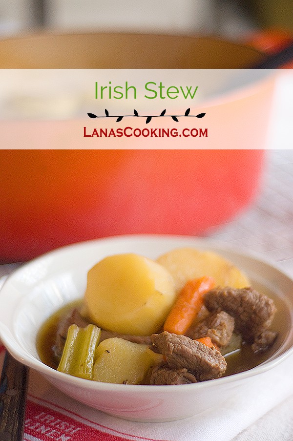 Enjoy this classic Irish Stew for St. Patrick's Day or any time! https://www.lanascooking.com/irish-stew