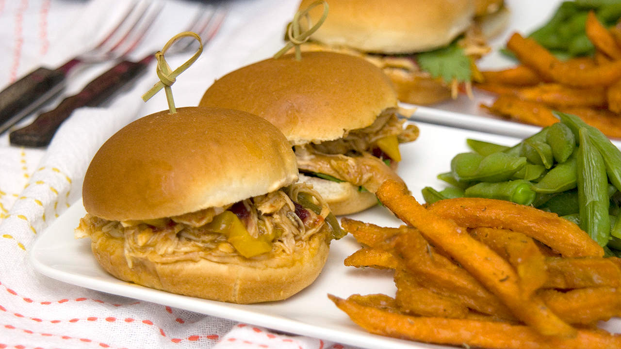 Apple Bourbon Barbecue Turkey Sliders Never Enough Thyme