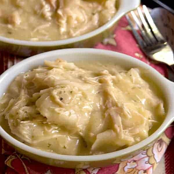 Slow Cooker Chicken and Dumplings from Never Enough Thyme