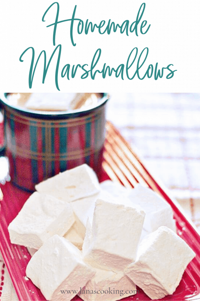 These tender, vanilla-scented Homemade Marshmallows bear little resemblance to their store-bought counterparts. Enjoy them with your favorite hot cocoa. https://www.lanascooking.com/homemade-marshmallows/