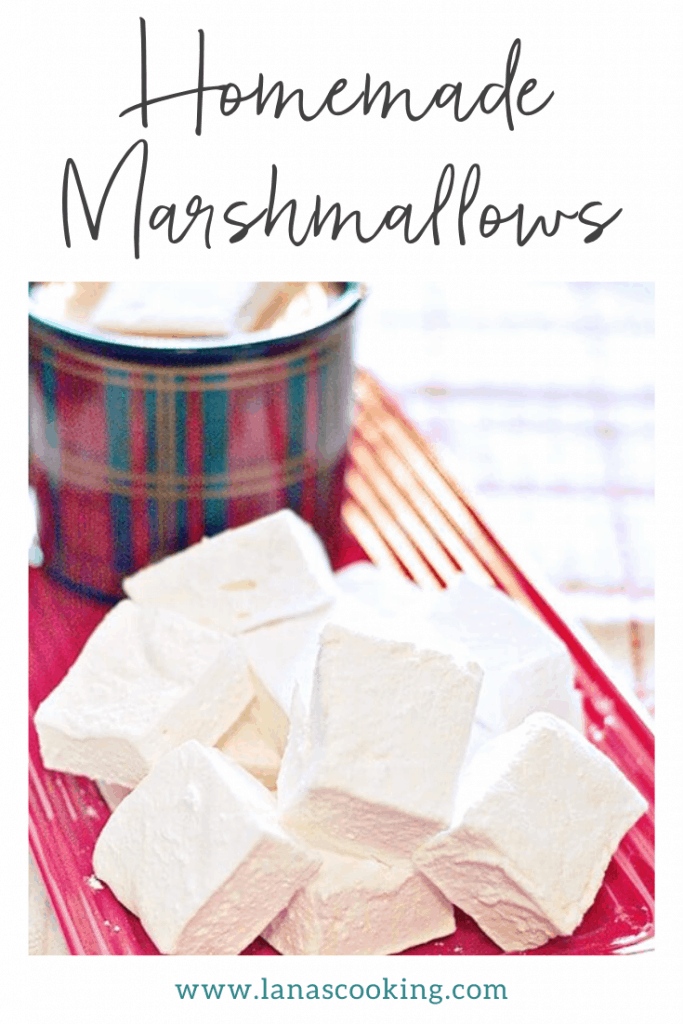 These tender, vanilla-scented Homemade Marshmallows bear little resemblance to their store-bought counterparts. Enjoy them with your favorite hot cocoa. https://www.lanascooking.com/homemade-marshmallows/