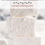 A stack of three marshmallows.