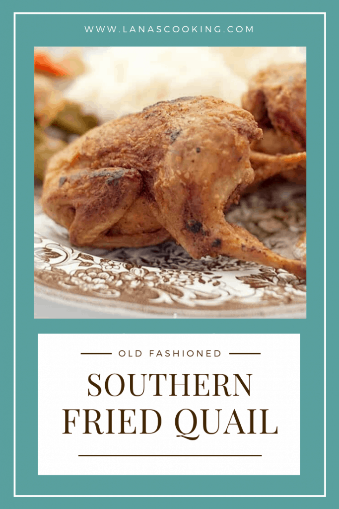 Southern Fried Quail - A southern delicacy straight out of my childhood - simply seasoned, deep fried quail. https://www.lanascooking.com/southern-fried-quail/