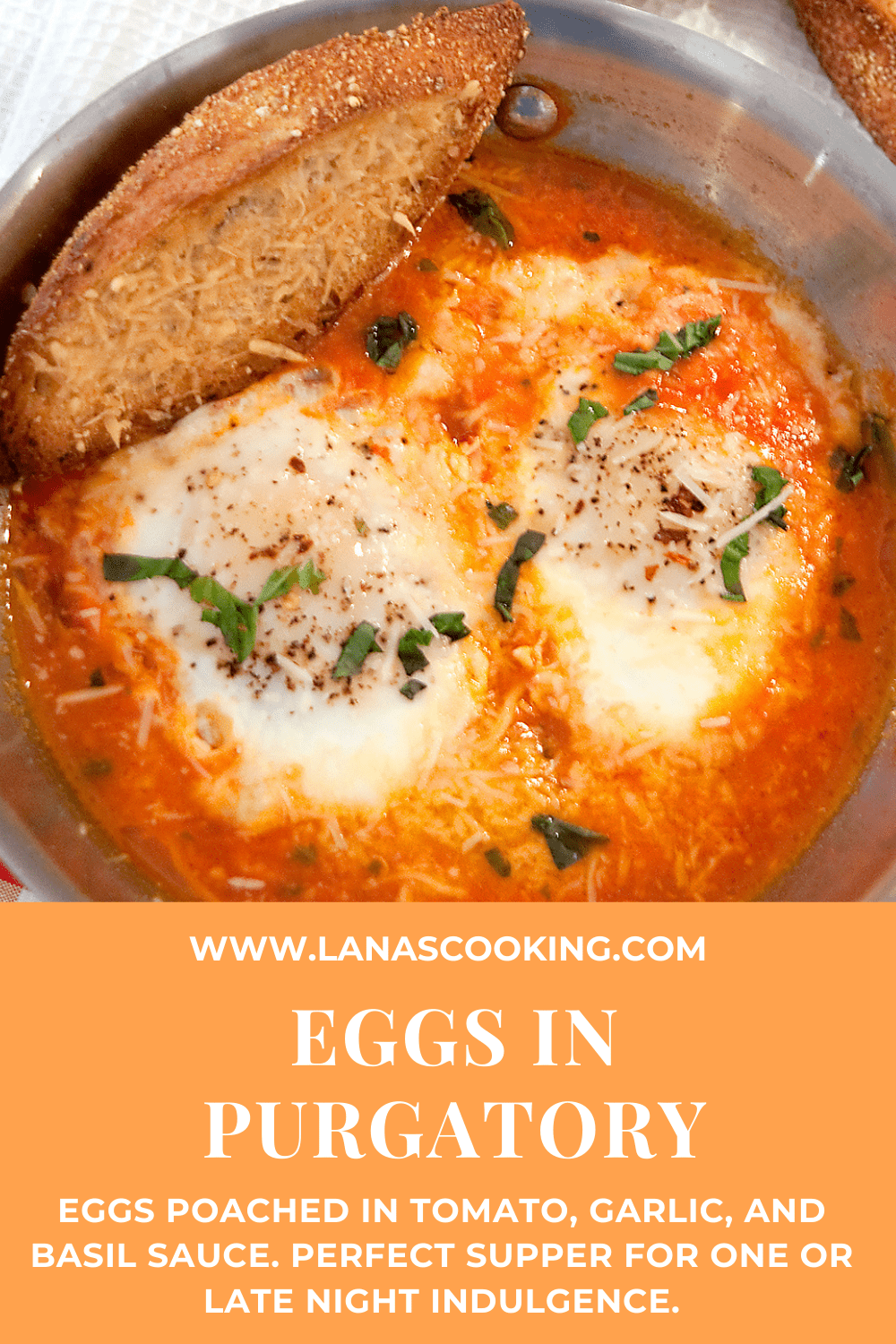 Spicy Eggs in Purgatory Recipe from Lana's Cooking