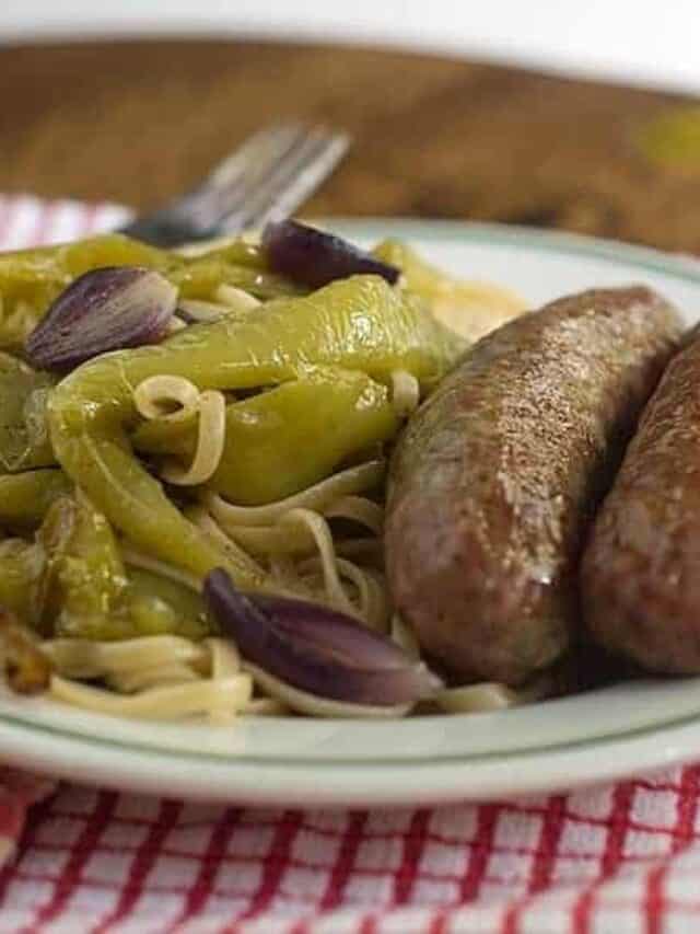 Italian Sausage with Roasted Peppers & Onions Story