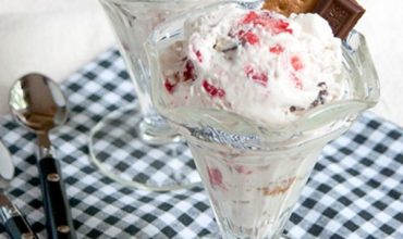 Strawberry S’mores Ice Cream
