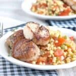 Fresh Florida sweet corn is so versatile. Serve it boiled, steamed, or microwaved or in recipes like this Sweet Corn Salad with Seared Sea Scallops. https://www.lanascooking.com/sweet-corn-salad-seared-sea-scallops/
