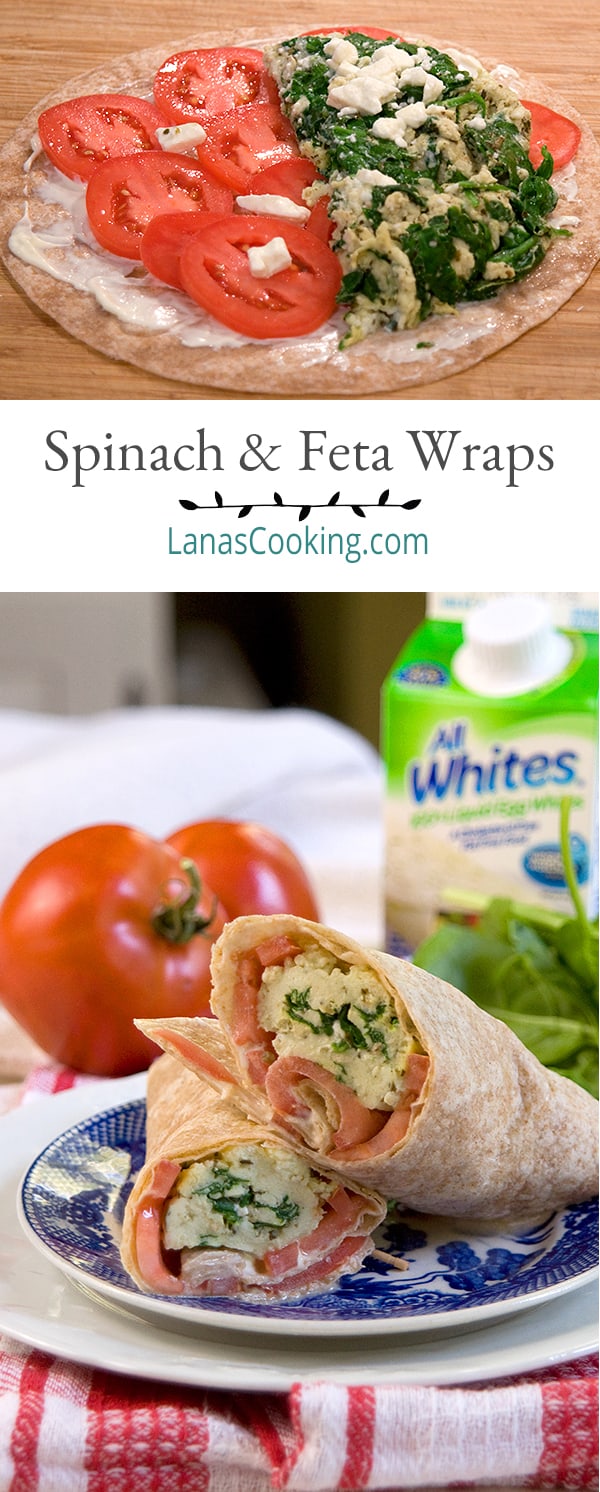 Spinach and Feta Wraps Recipe Lana’s Cooking