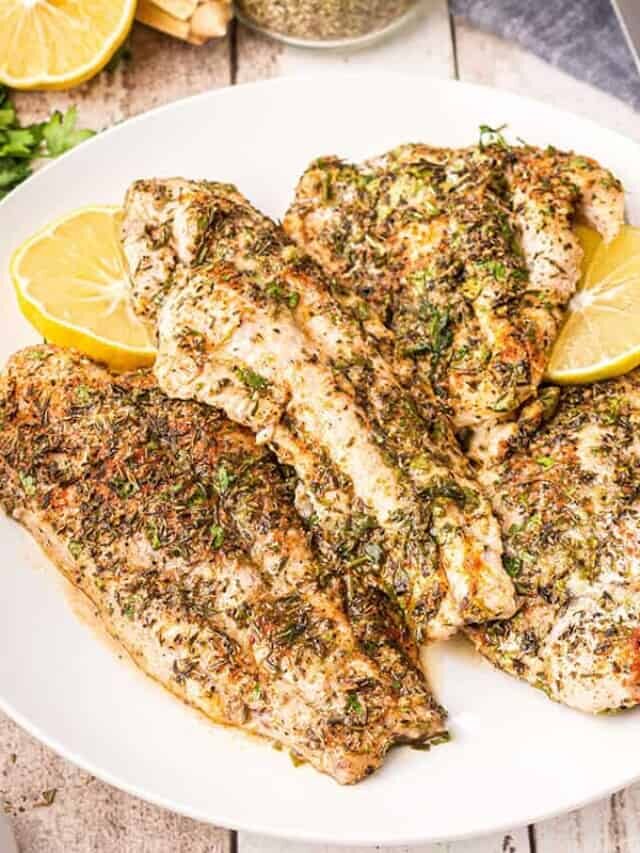Baked Catfish with Herbs Story