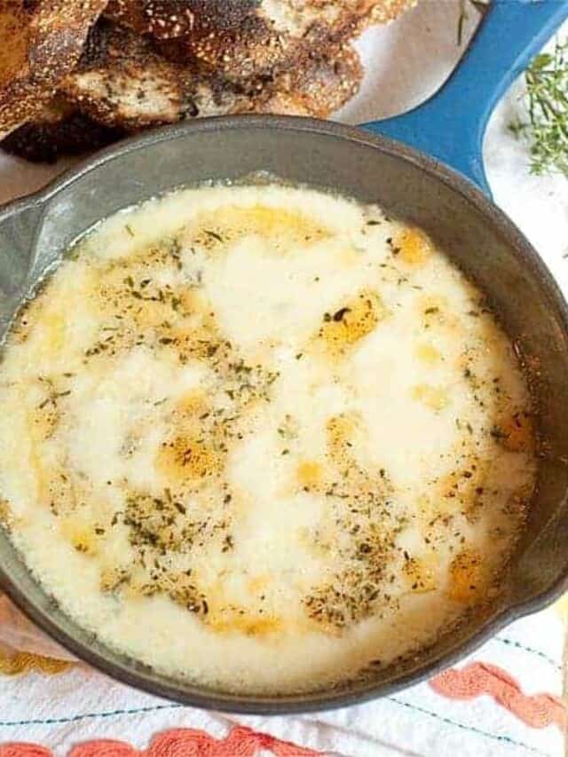 Baked Fontina with Herbs Story