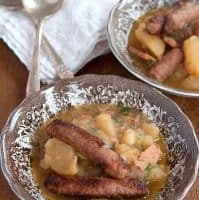 Traditional Irish Dublin Coddle from Never Enough Thyme