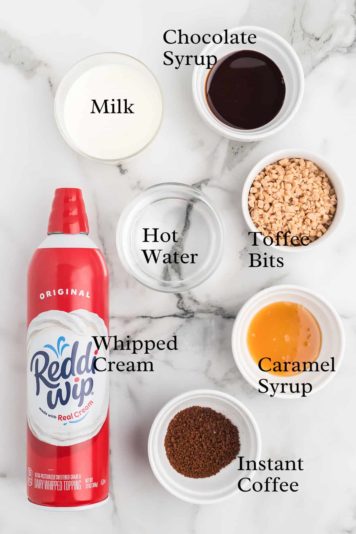 All ingredients required for the recipe.