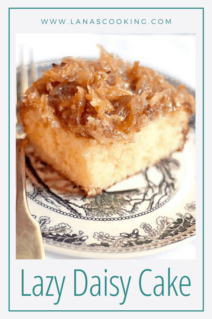 Vintage Lazy Daisy Cake Recipe from Lana's Cooking