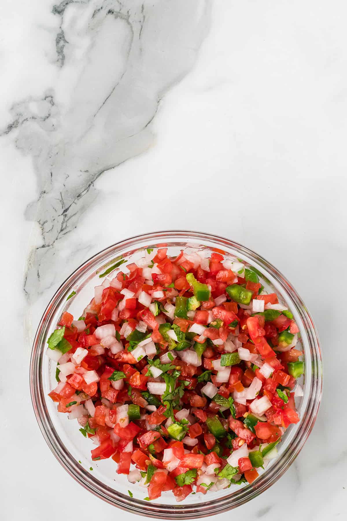 All ingredients combined in a mixing bowl.