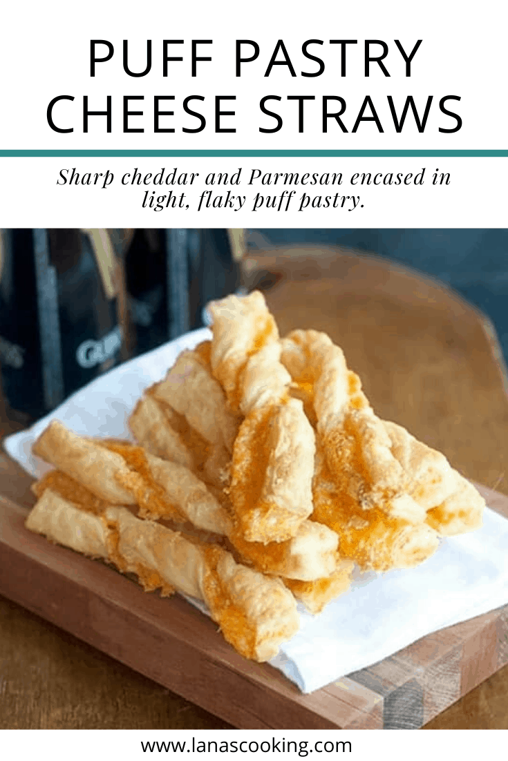 Puff Pastry Cheese Straws from Lana’s Cooking