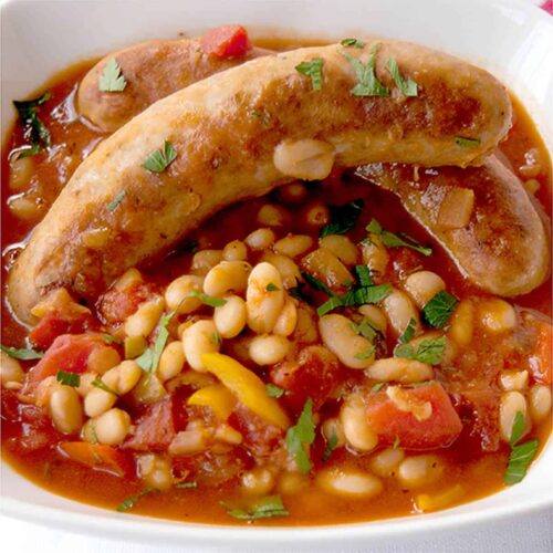 Italian Sausage and White Beans Recipe Lana's Cooking
