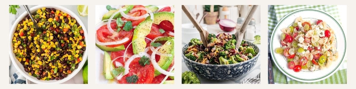 Collage of recipes featured in this section.
