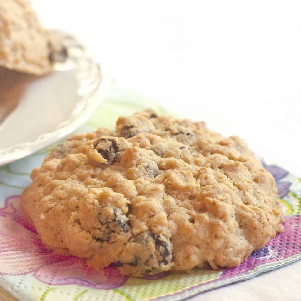 Best Ever Oatmeal Raisin Cookies Post Feature Image