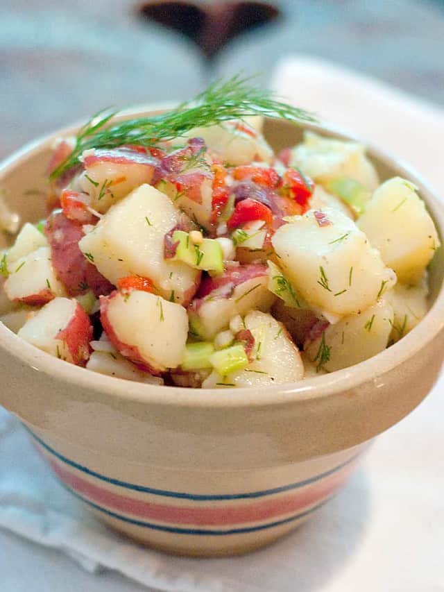 Lemon Dill Potato Salad Story