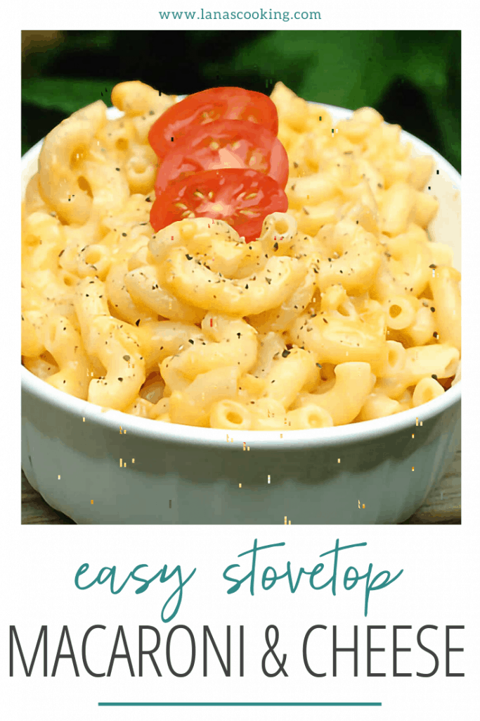 An Easy Stovetop Macaroni and Cheese recipe is a classic for every cook. It goes great with almost every main dish and there's no oven baking required. https://www.lanascooking.com/easy-cheesy-mac/