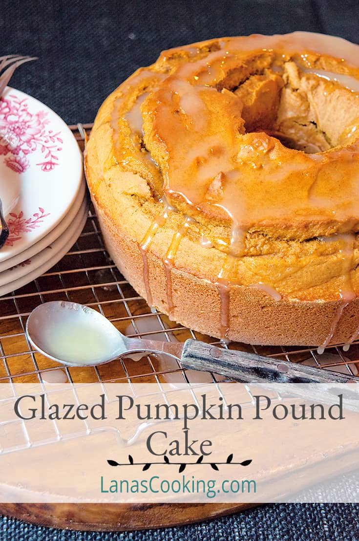 Glazed Pumpkin Pound Cake Recipe Lana's Cooking