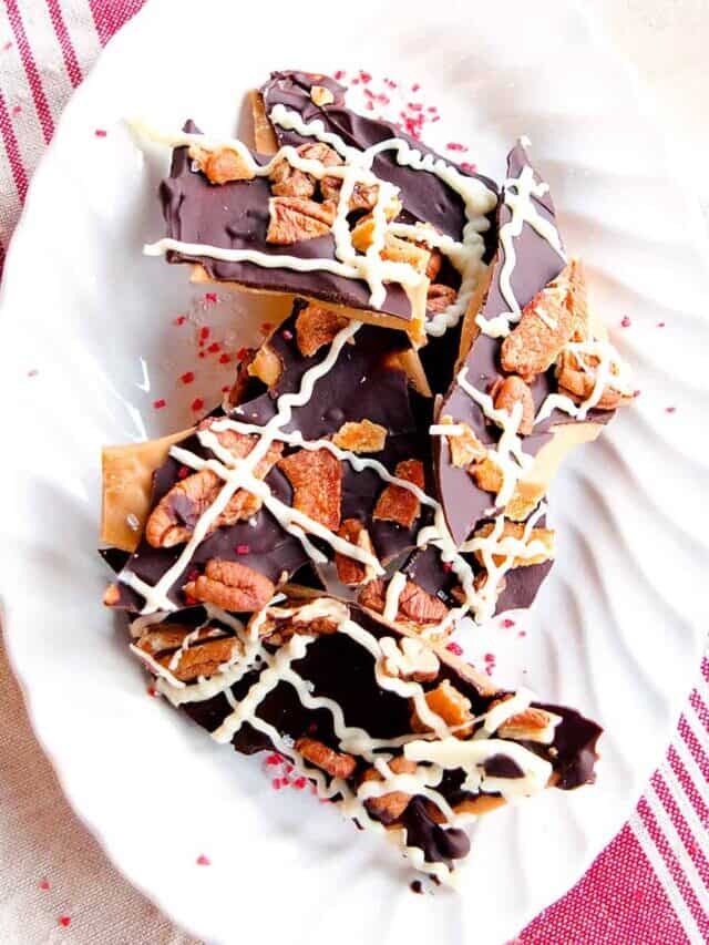 Bacon and Pecan Topped Toffee Story