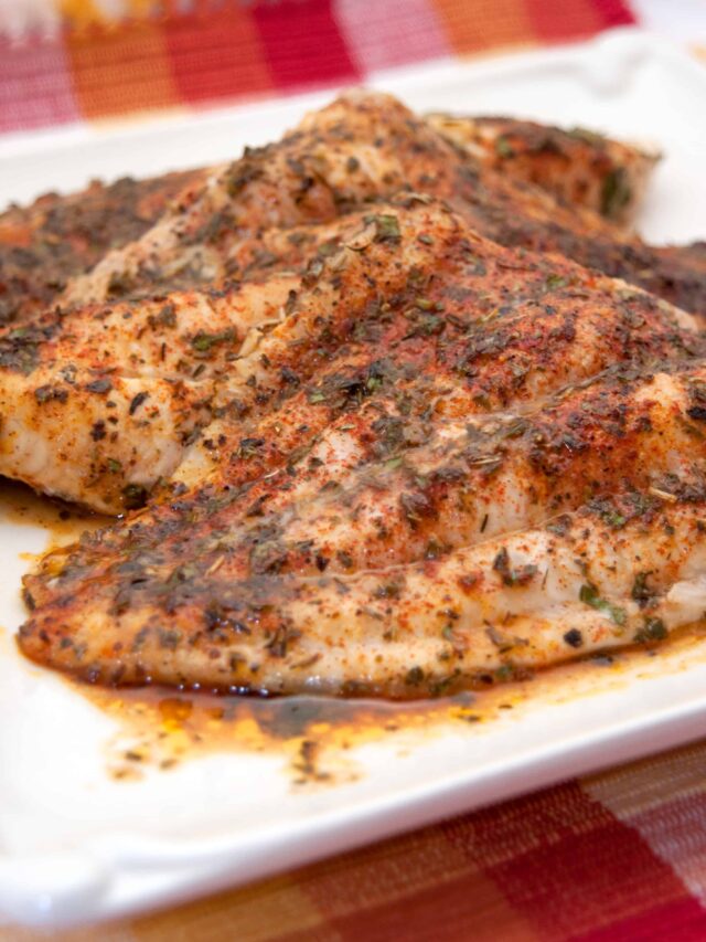 Baked Catfish with Herbs