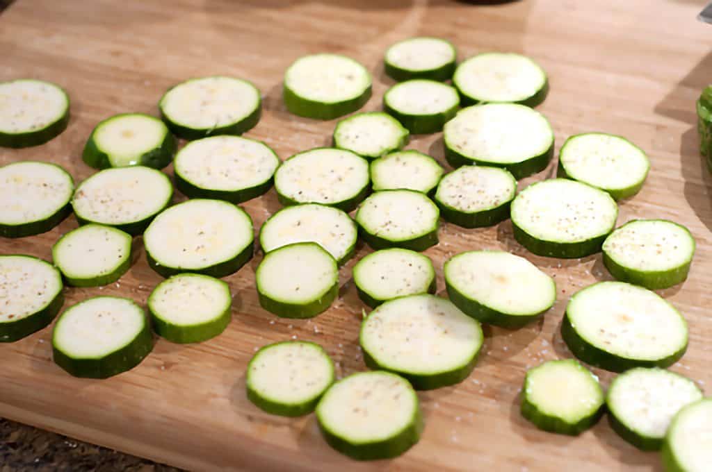 Pan Fried Zucchini with Lemon and Parmesan from Never Enough Thyme