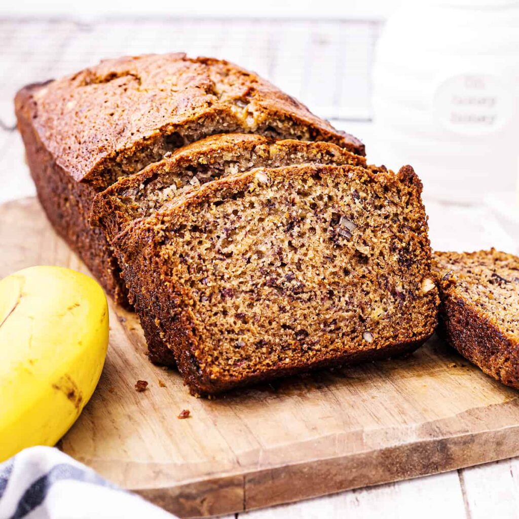 Buttermilk Banana Nut Bread - a quick bread from Lana’s Cooking