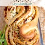 Finished pane bianco on a cooling rack.