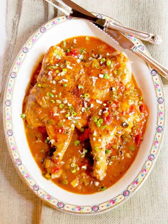 Creole Style Smothered Chicken Story