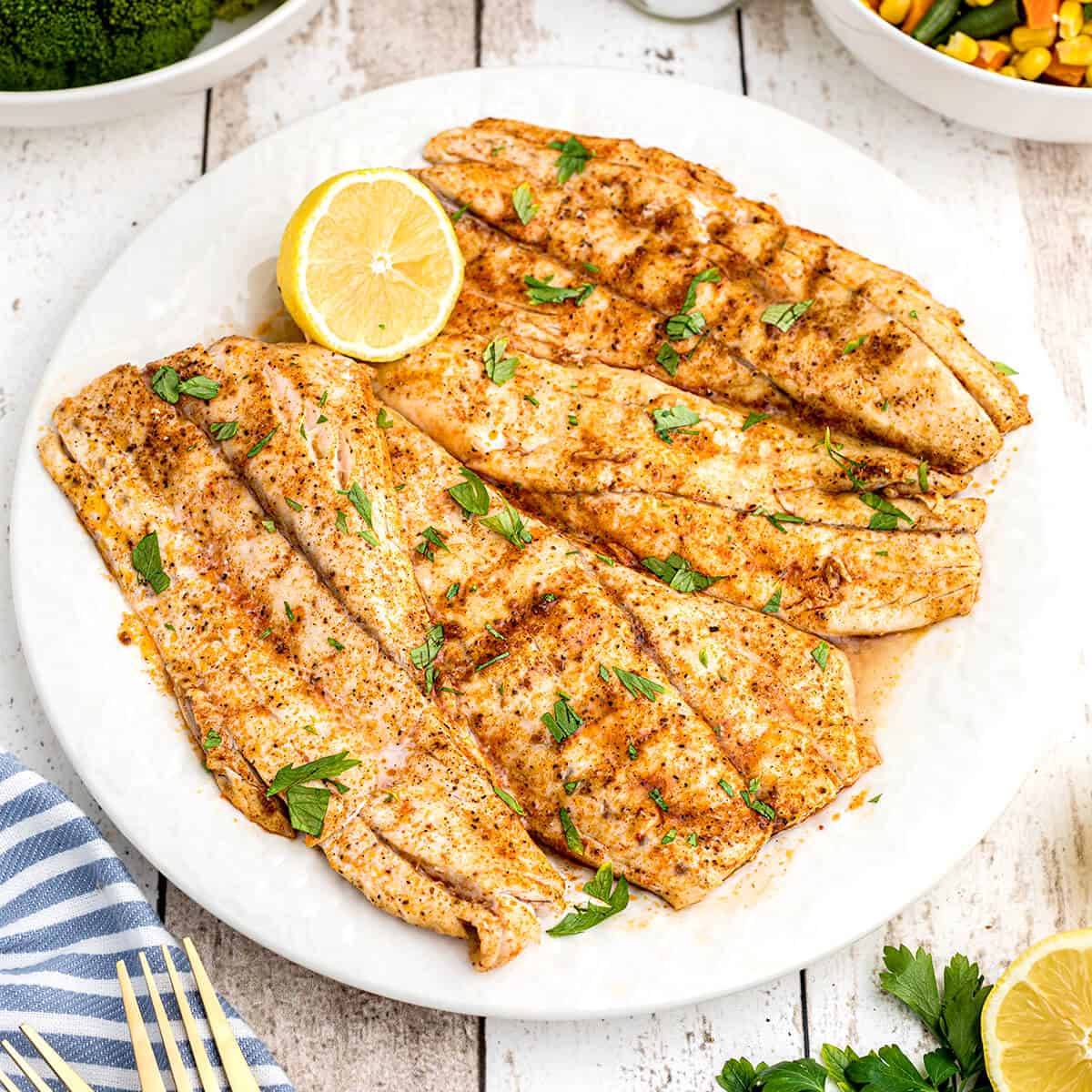 Simple Seasoned Grilled Fish - Easy Dinner Recipe from Lana’s Cooking