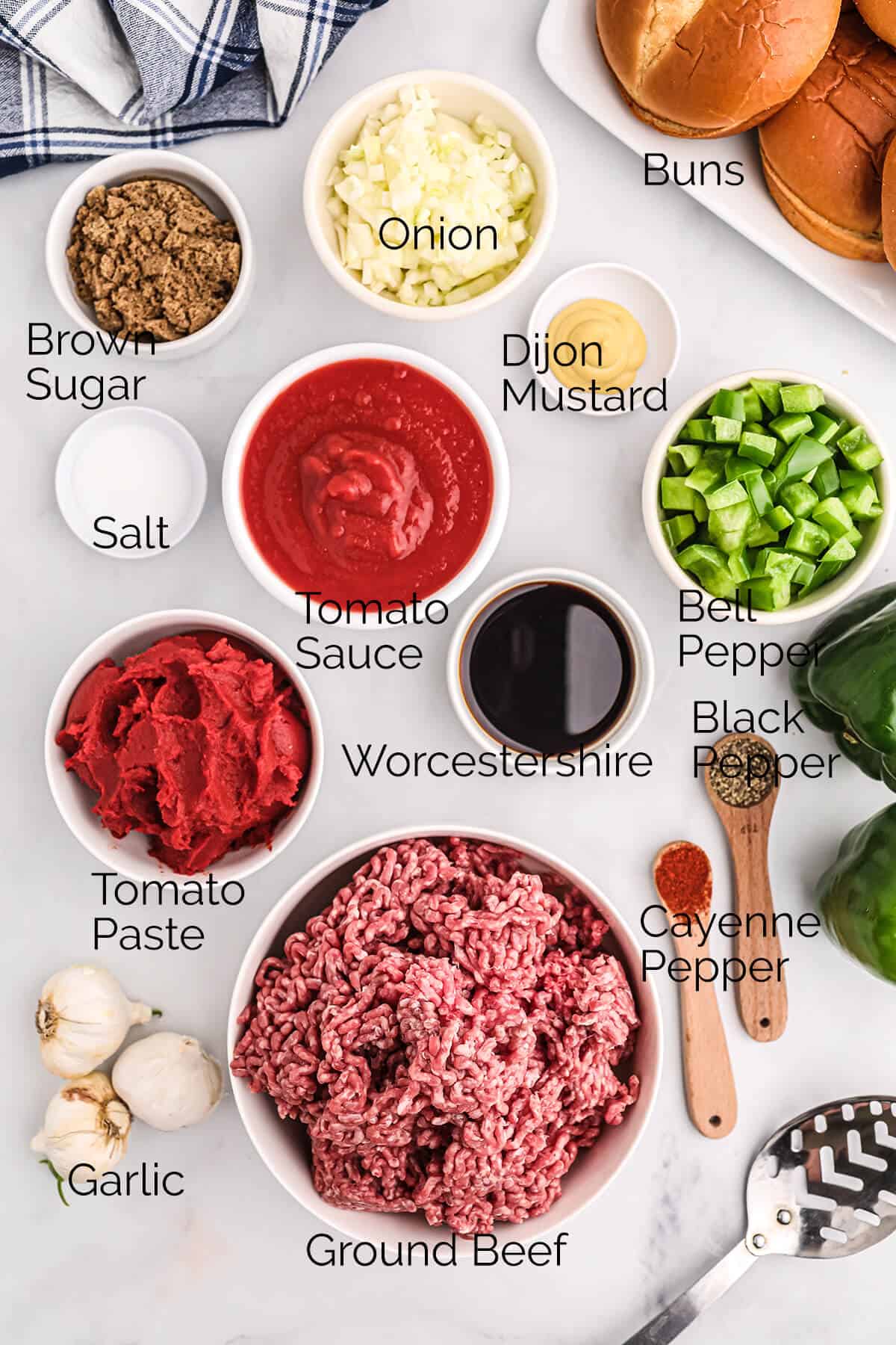 Photo of all the ingredients needed for the recipe.