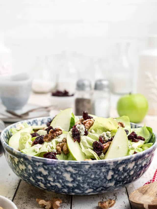 Apple Cranberry Salad with Balsamic Vinaigrette