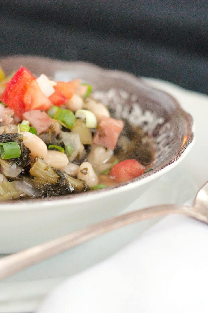 Beans and Greens Soup Recipe Lana’s Cooking