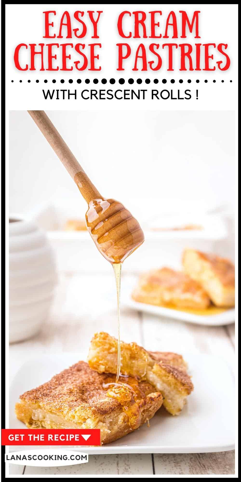 Cream Cheese Filled Crescent Roll Pastries Recipe Lana's Cooking