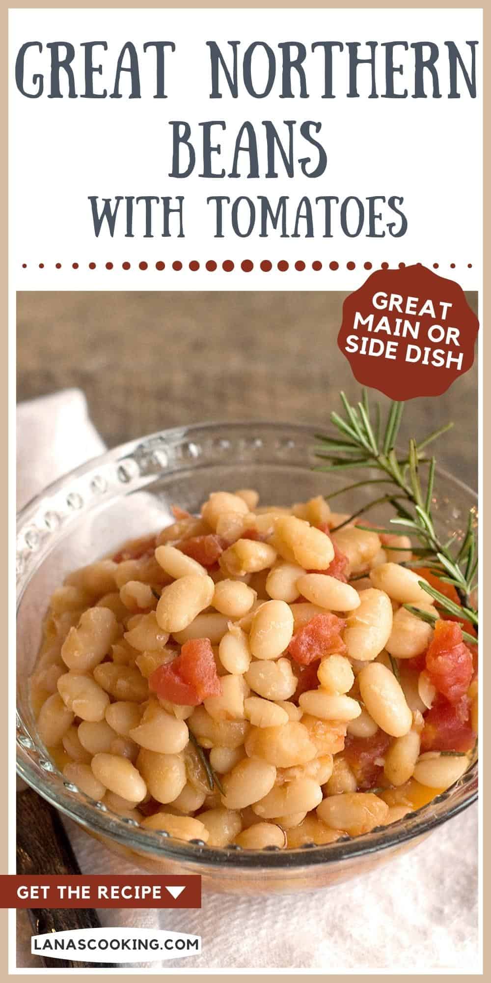 Great Northern Beans with Tomatoes Recipe Lana's Cooking