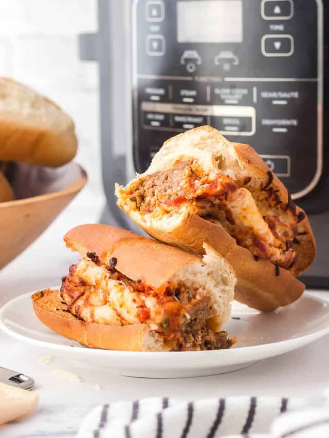 Air Fryer Meatball Subs Story