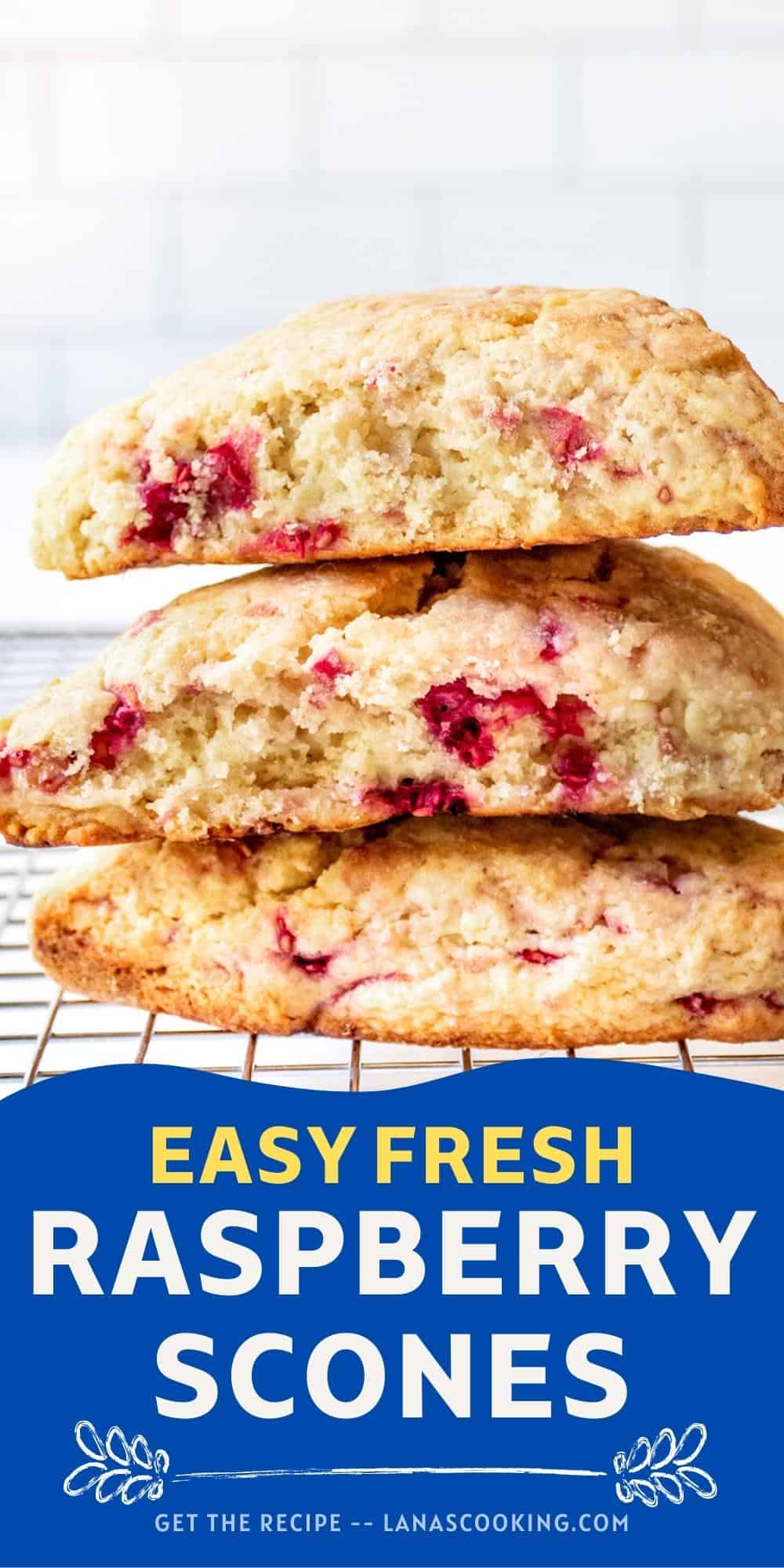 Raspberry Scones Recipe - Lana's Cooking