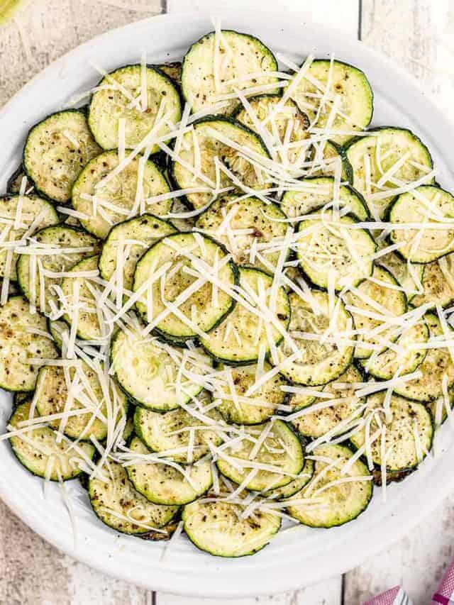 Pan Fried Zucchini with Lemon and Parmesan Story