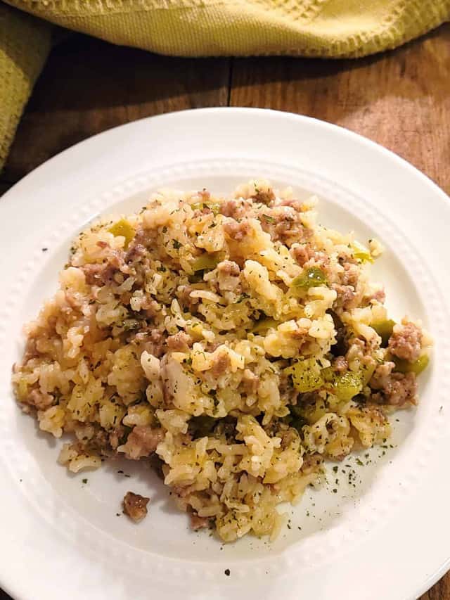 Easy Sausage and Rice Casserole Story