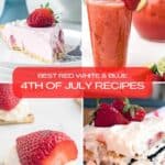 Collage of recipes included in the post.