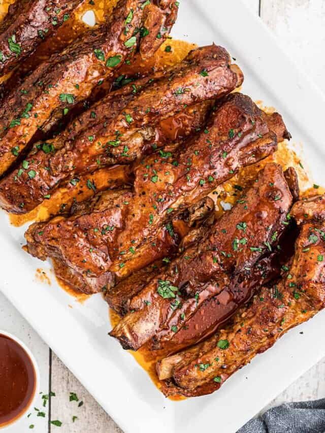 Slow Cooker Barbecued Ribs Story