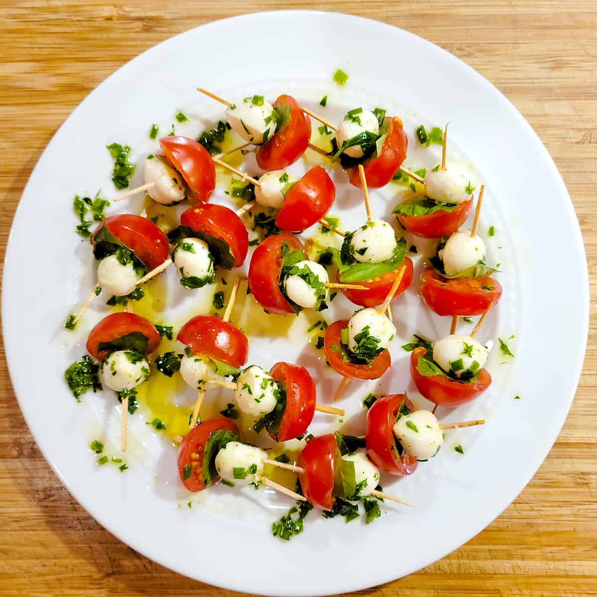 Mini Caprese Skewers