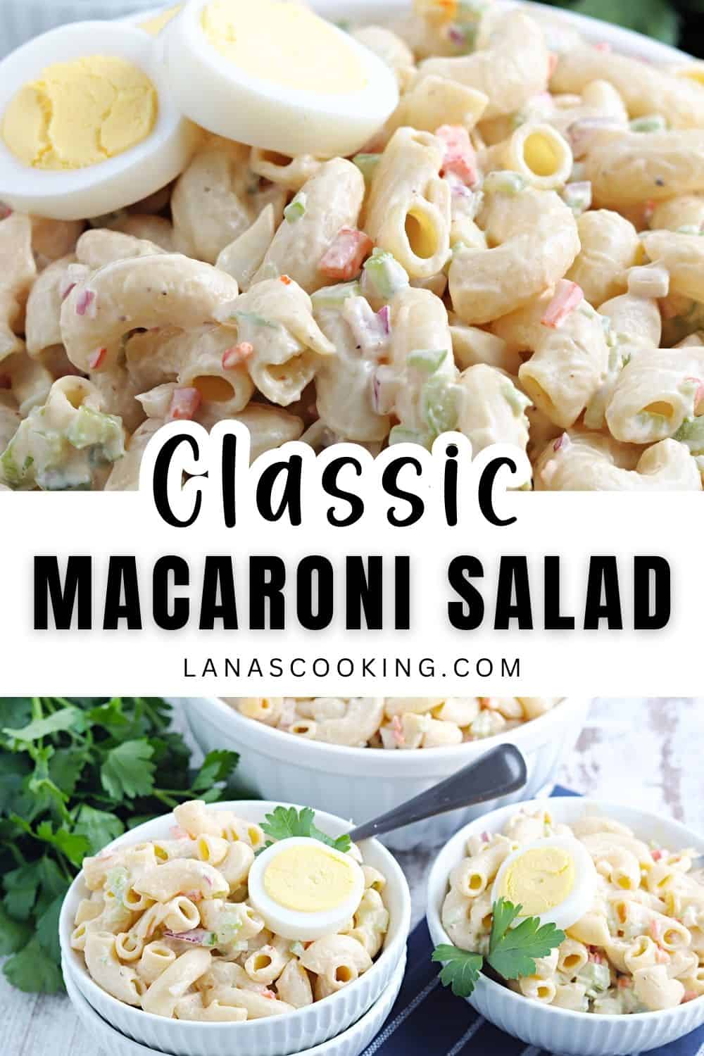 Classic Macaroni Salad Recipe - Lana's Cooking