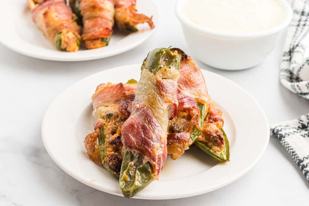 Sausage Stuffed Bacon Wrapped Jalapenos Recipe Lana’s Cooking