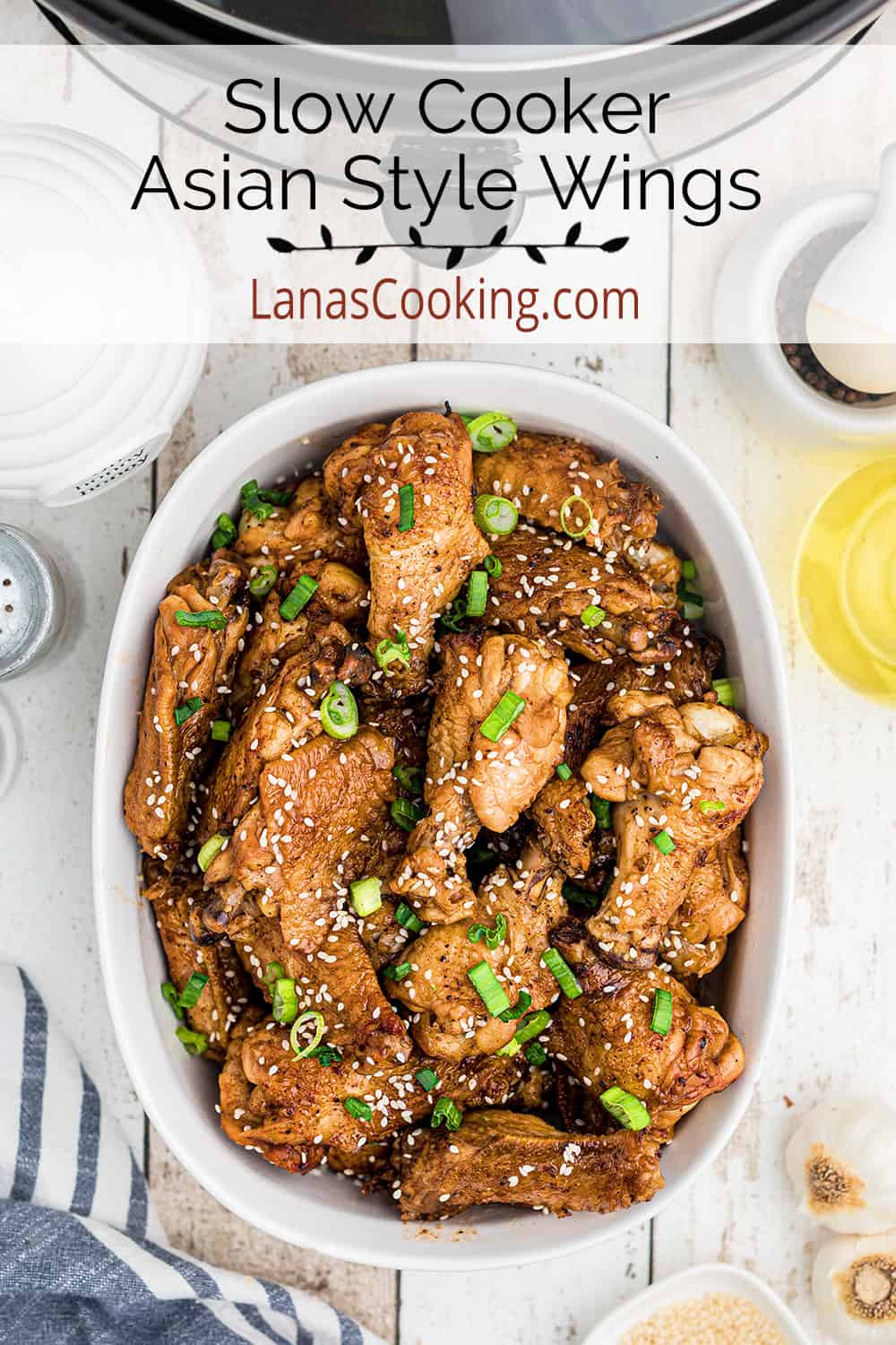 Slow Cooker Asian Style Wings Recipe Lana’s Cooking
