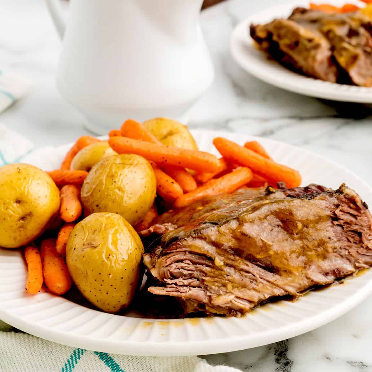 Oven Baked Pot Roast and Gravy