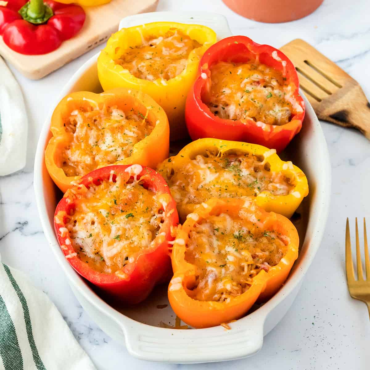 Easy Stuffed Bell Peppers