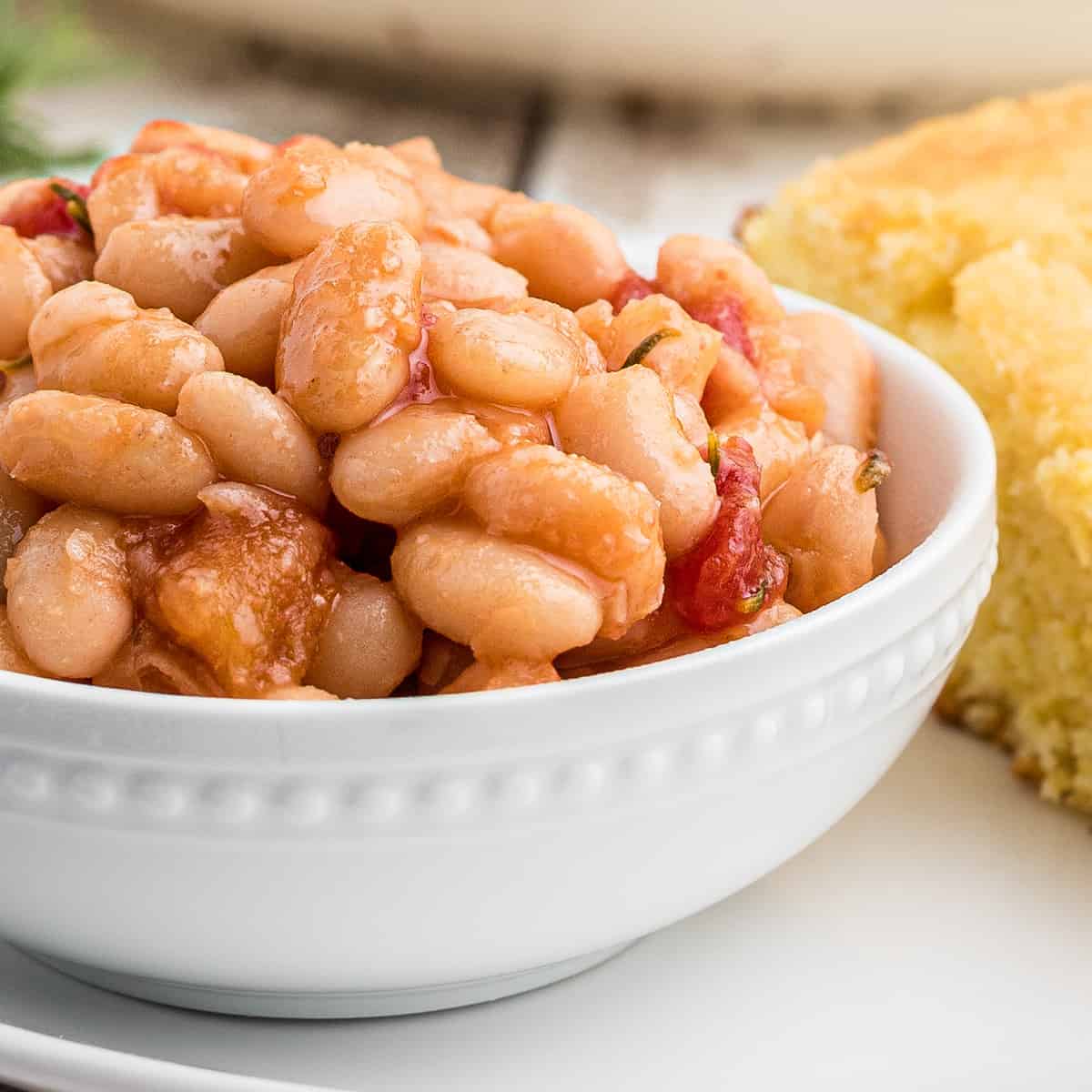 Great Northern Beans with Tomatoes